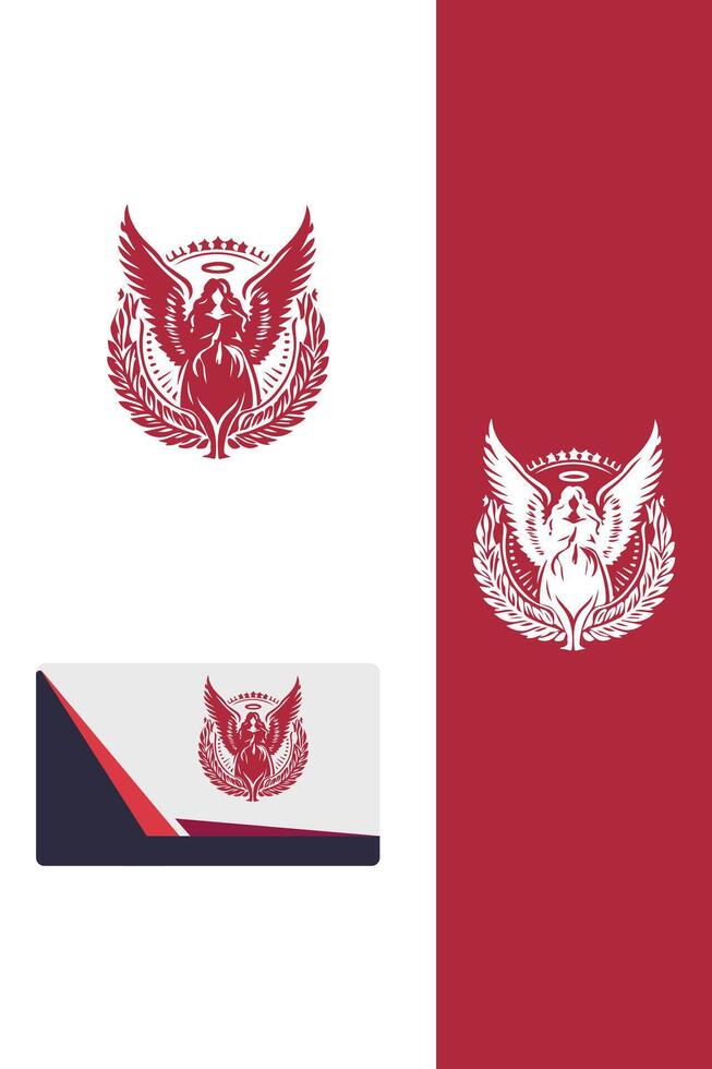 Doriel angels logo vector