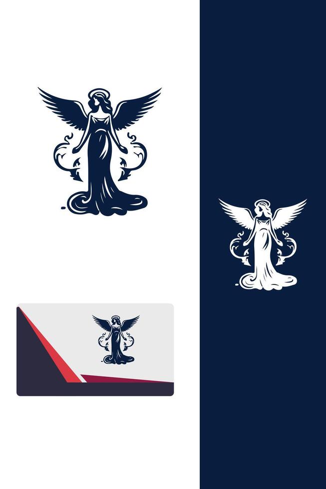 Vohu Manah angels logo vector