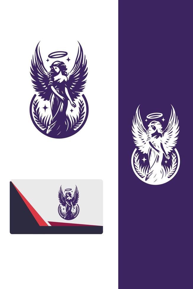 Sitael angels logo vector