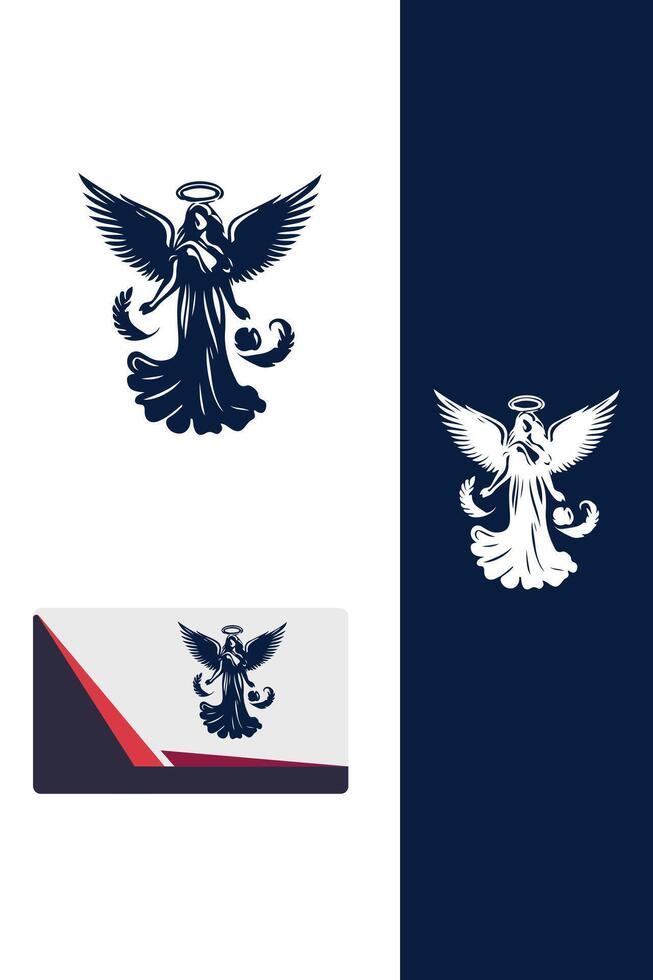 Tzidkiel angels logo vector