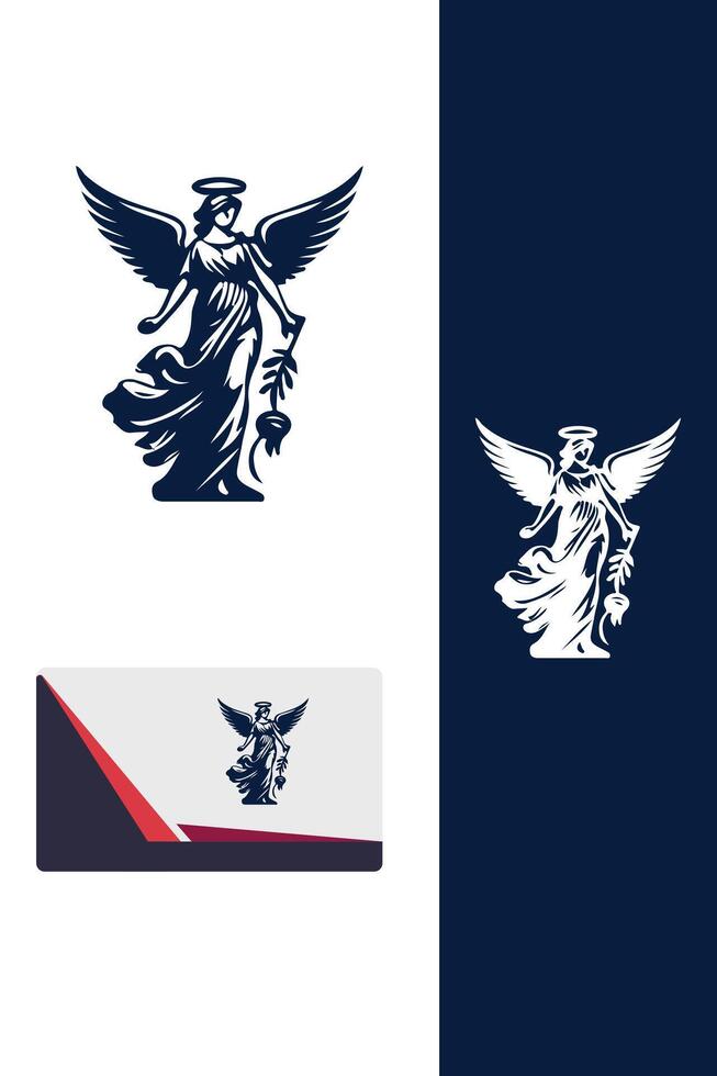 Aliel angels logo vector