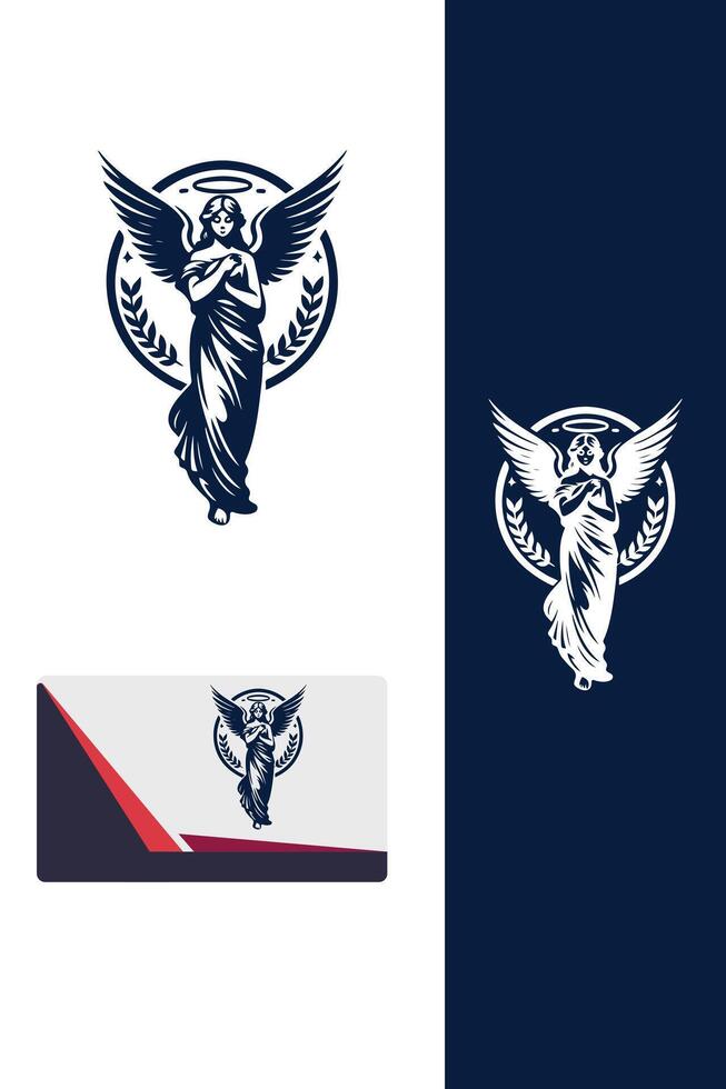 Malachiel angels logo vector