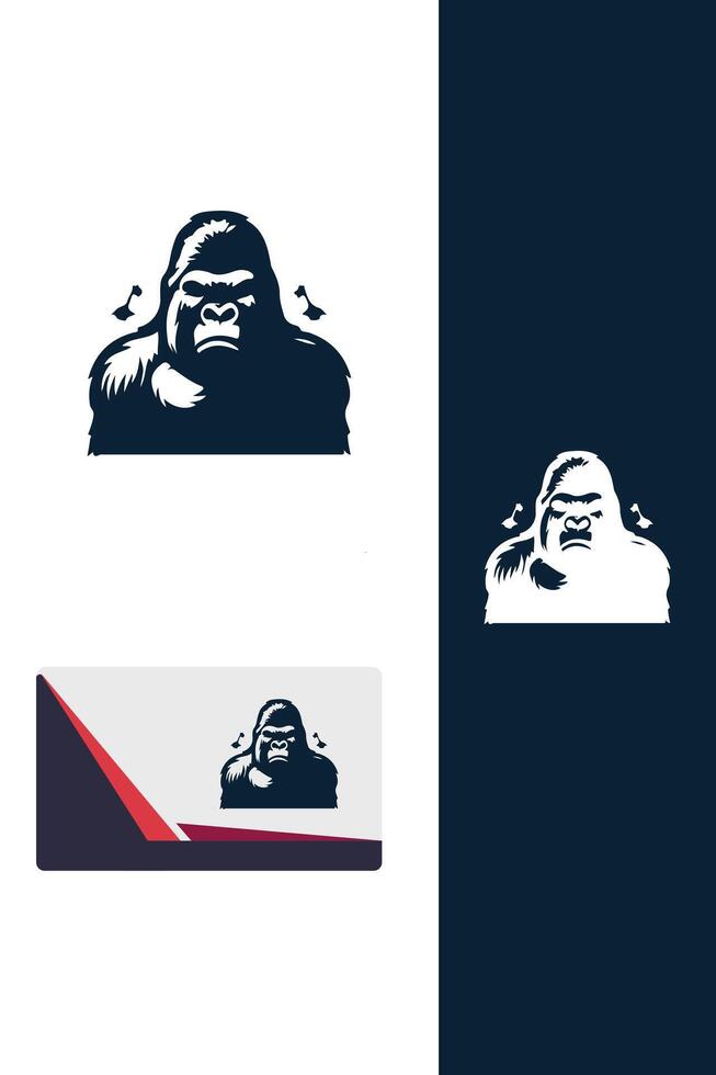 The Ironback Gorilla Logo vector