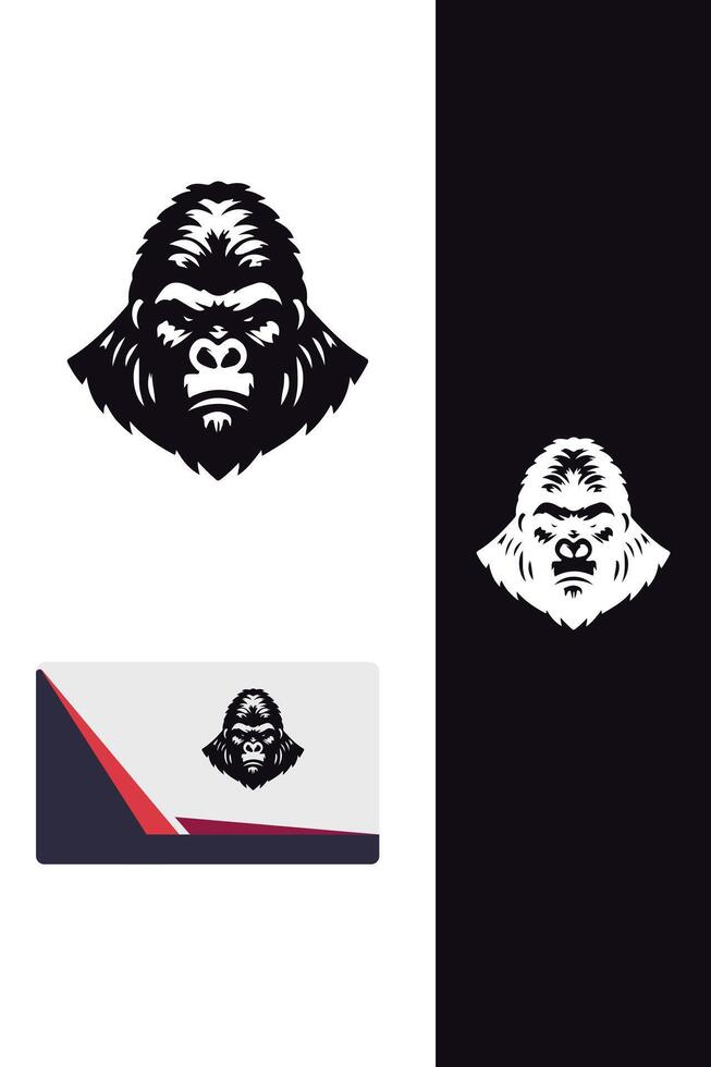 Gorilla Jungle Logo vector