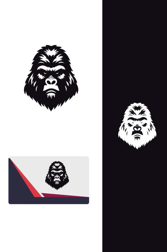 Gorilla Jungle Logo vector