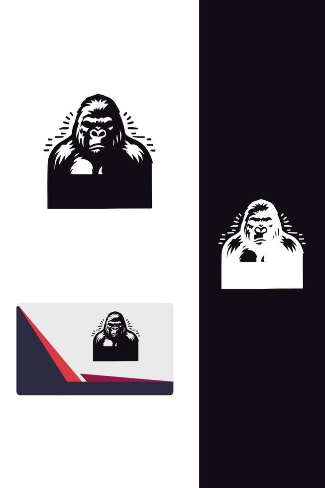 Gorilla Warrior Logo vector