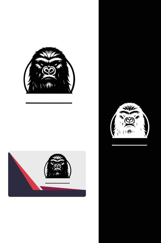 Gorilla Peak Logo vector