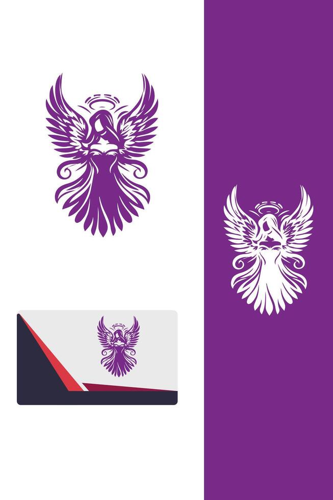 Malkiel angels logo vector