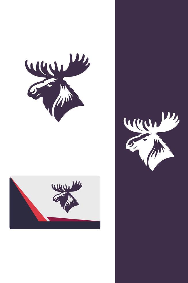 Golden Moose Logo vector
