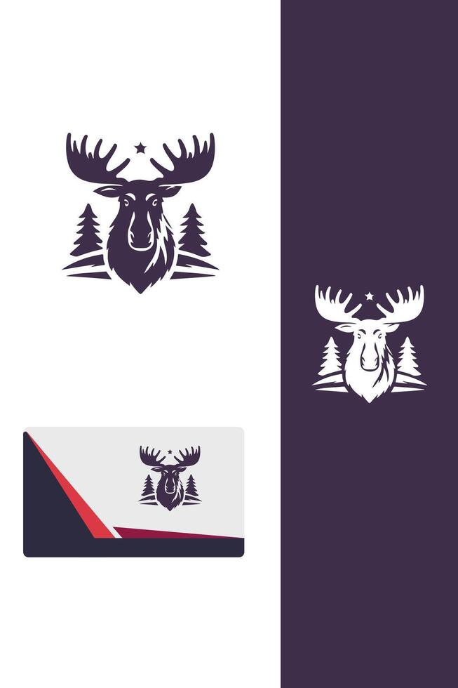 Mountain Moose Logo vector