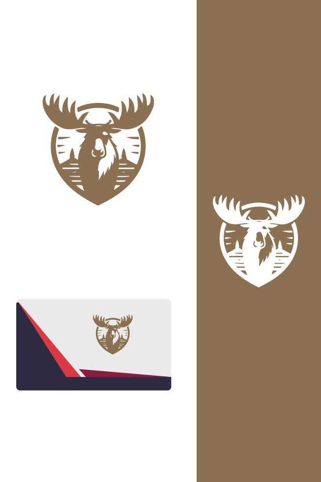 Alpine Moose Logo vector