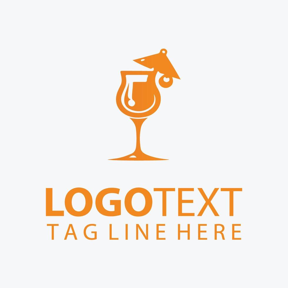 The Sip Spot Cocktail Logo vector