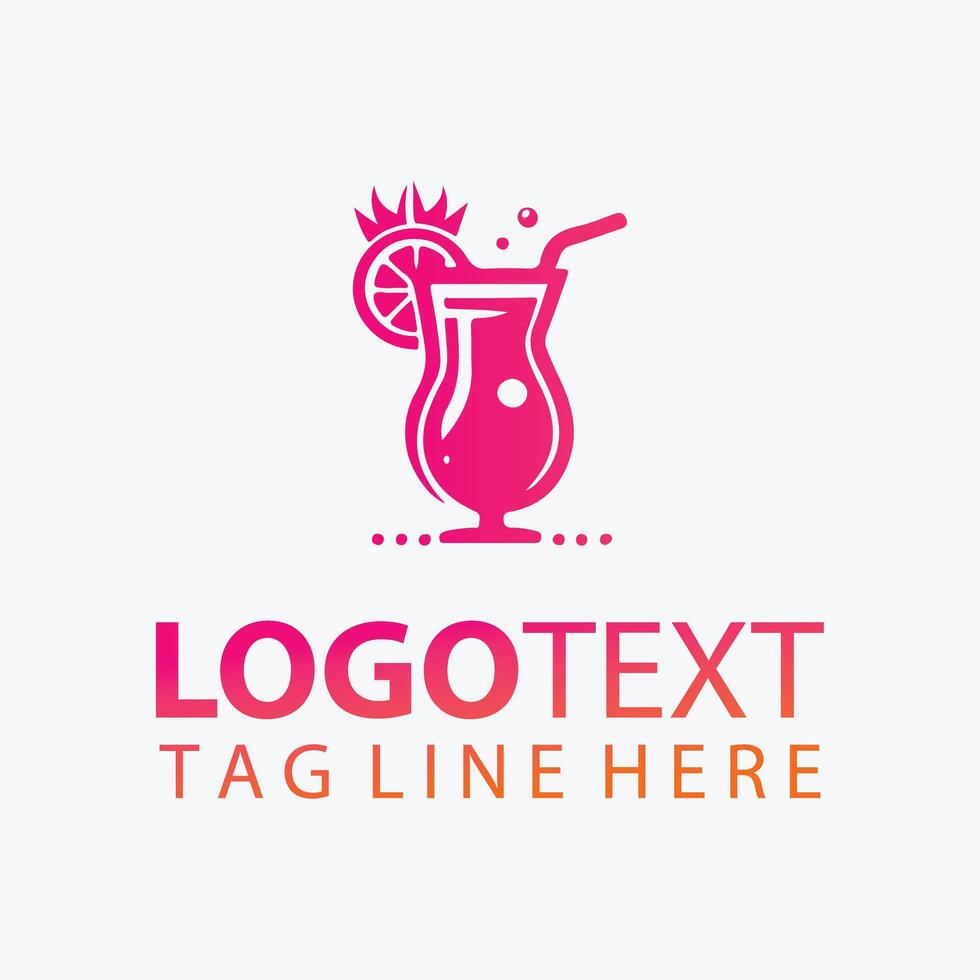 Mix And Mingle Cocktail Logo vector