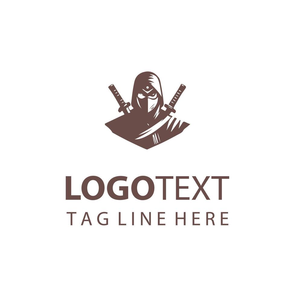 Swift Strike Ninja Logo vector