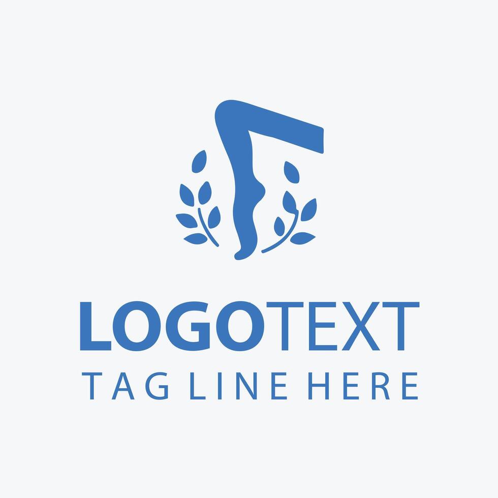 Flex Stride leg natural logo vector