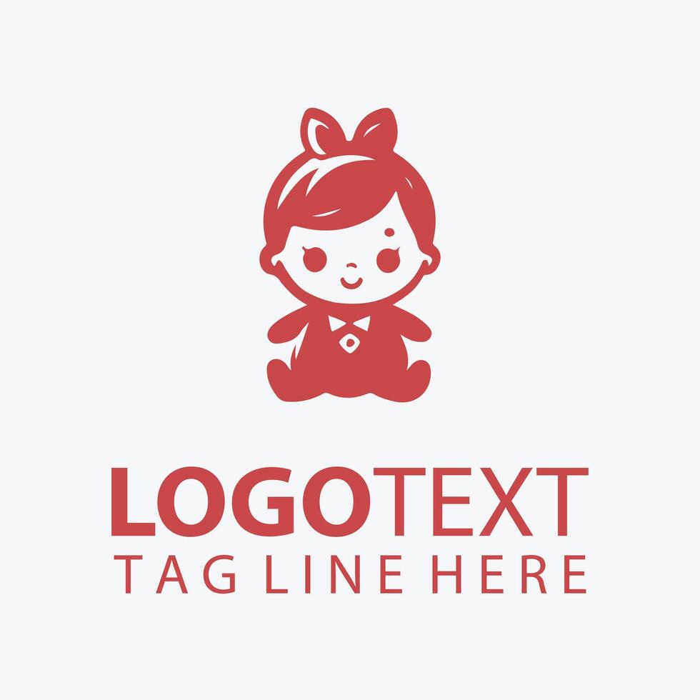 Little Sunshine Baby Doll Logo vector