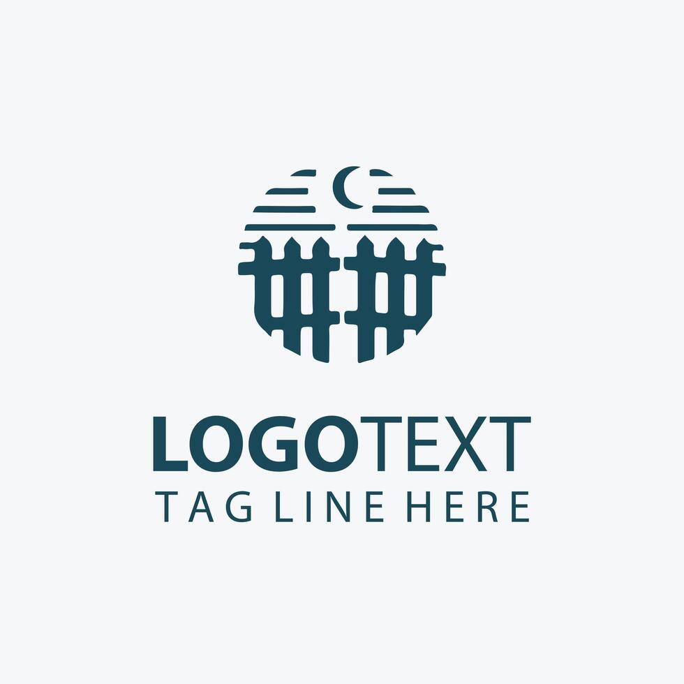 Fence line Solutions Logo vector