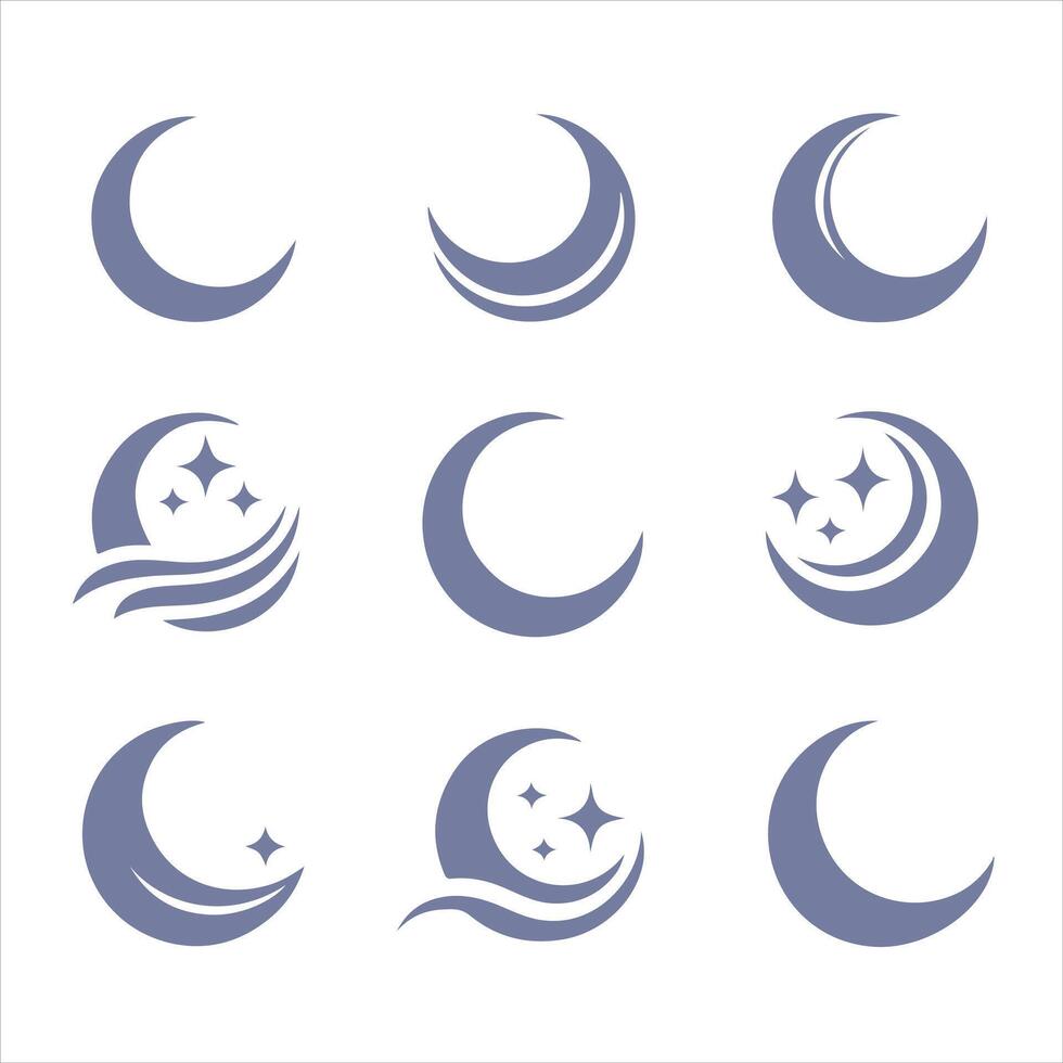 Twilight Moon collection logo vector