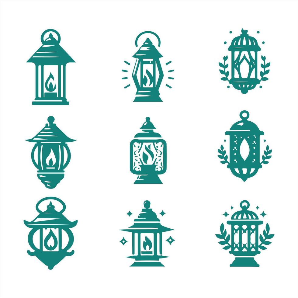 Firefly Lantern collection logo vector