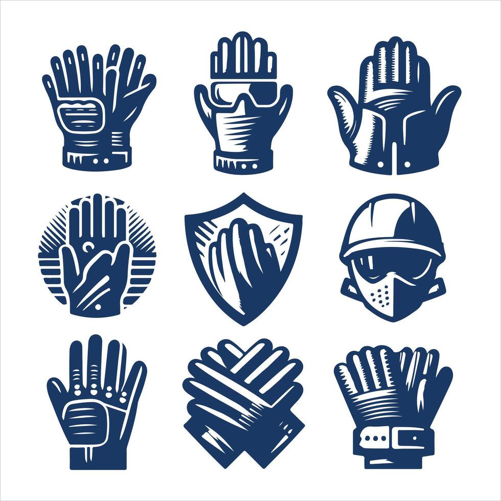 Leather Luxe Gloves Collection Logo vector