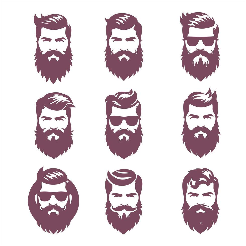 The King Beard Guy Collection Logo vector