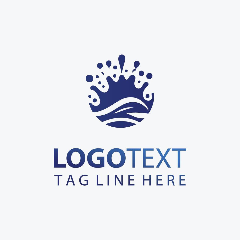 Splash Vortex logo vector
