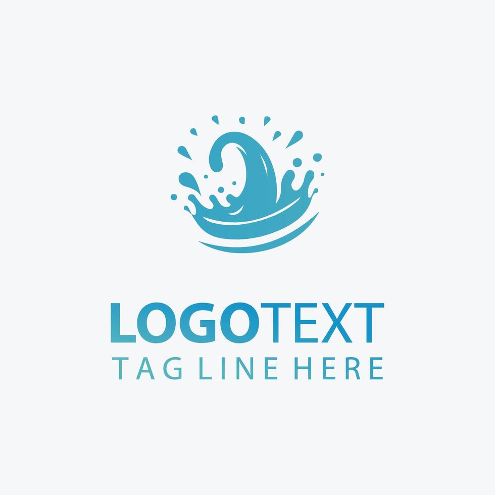 Liquid Spark splash logo vector