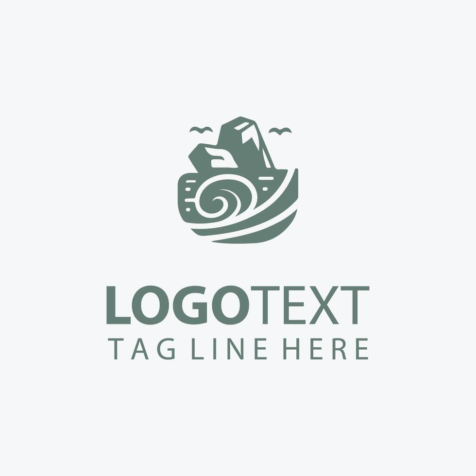 Quartz stone logo vector