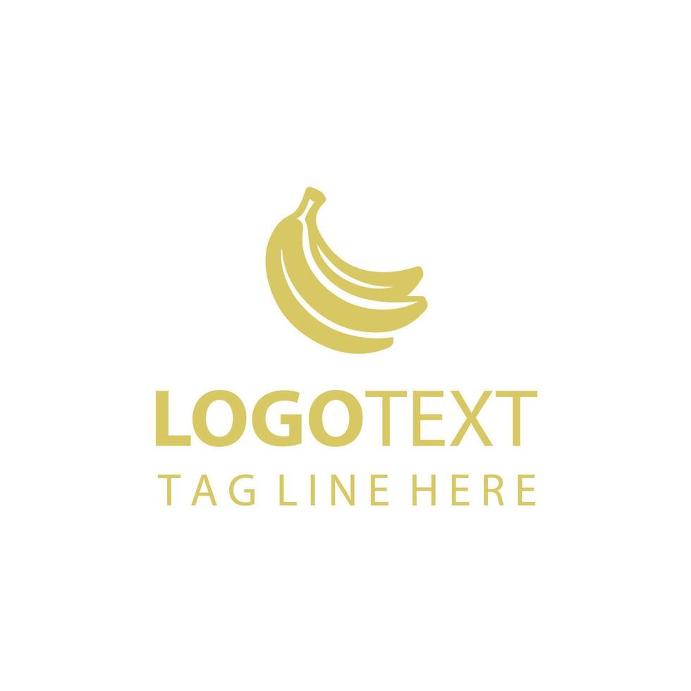 Peel Twist Banana logo vector