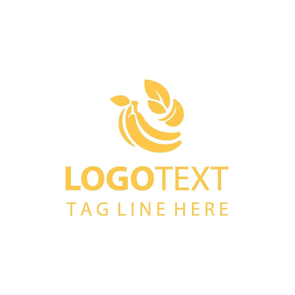 Golden Banana logo vector