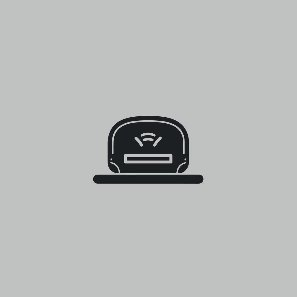 Wireless charging station design for modern spaces vector