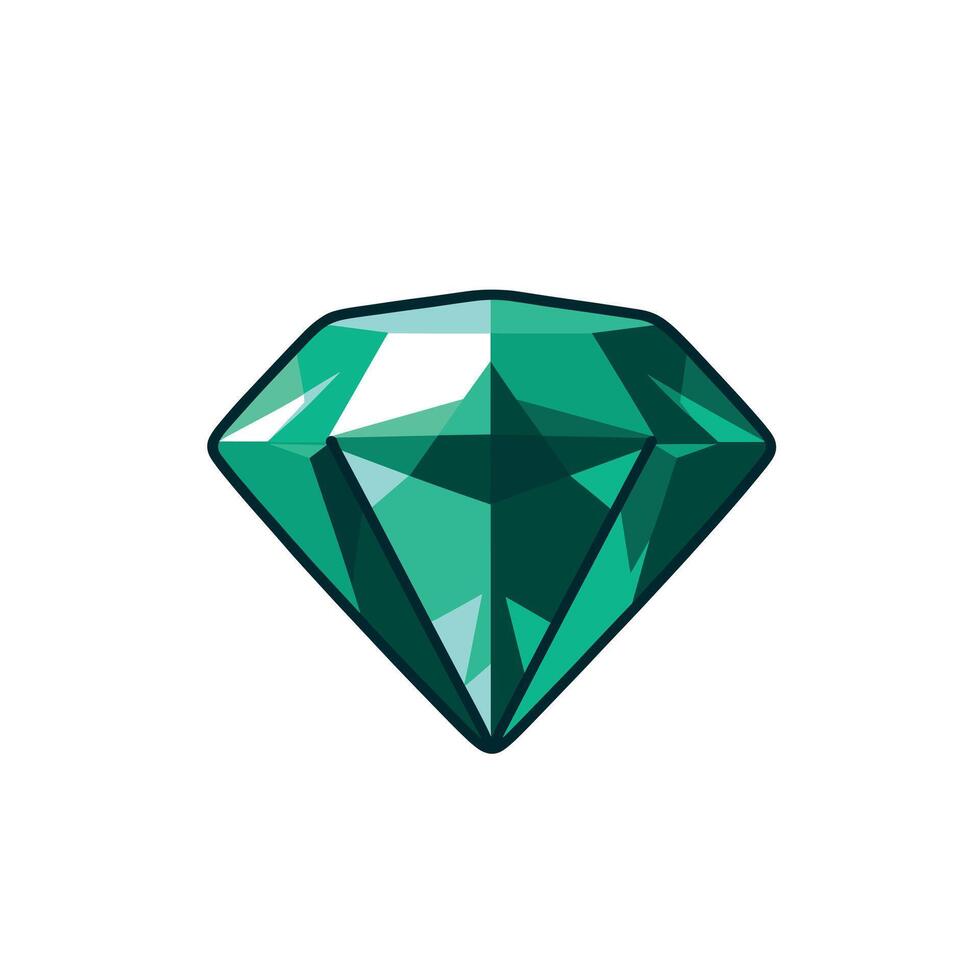 Green diamond shaped design for graphic use vector
