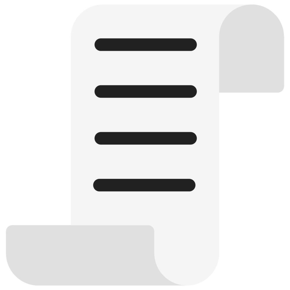 invoice icon in flat style vector