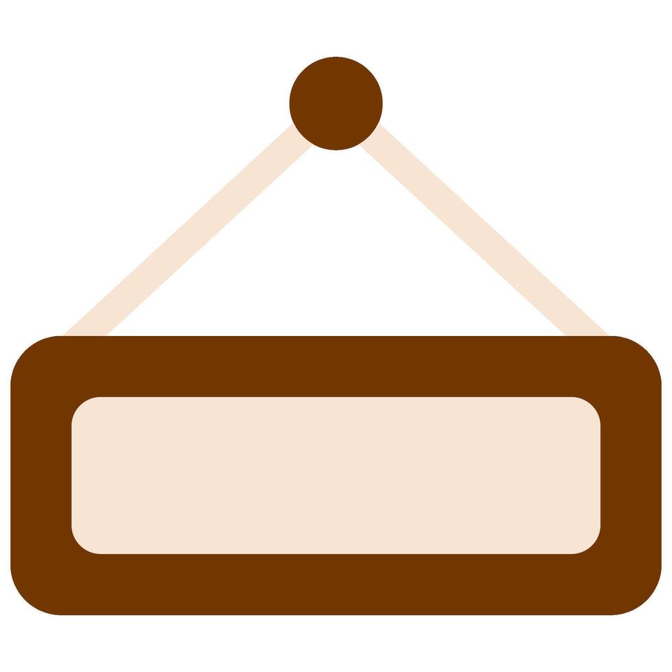 open sign board icon in flat style vector