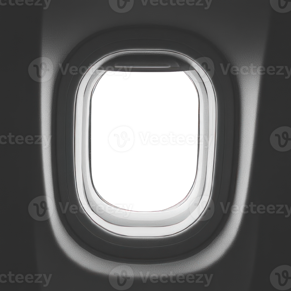 Collection of . Airplane window, isolated on a transparency background. png