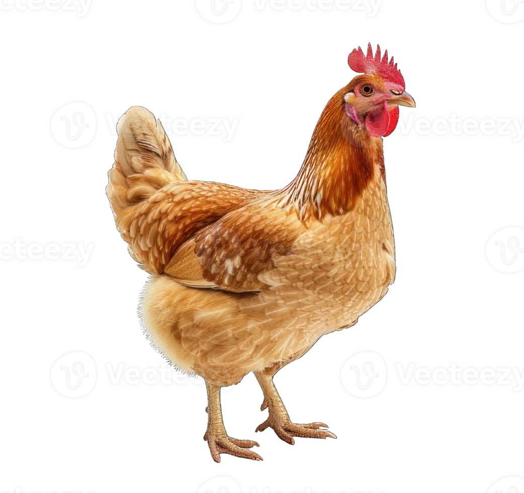 Collection of . Hen, isolated on a transparency background. png