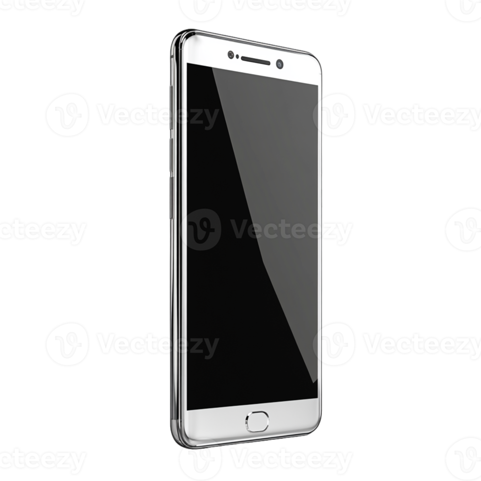 Premium Smartphone Isolated on a Transparent Background for Design Projects png