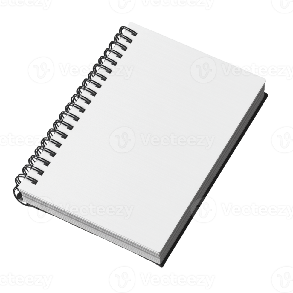 High-Quality Notebook on Transparent Background for Digital Creators png