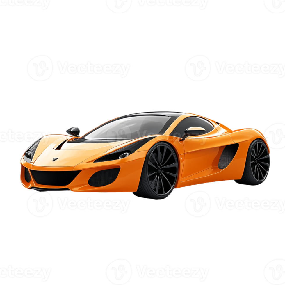 Sleek Car Design on Transparent Background for Web and Print Projects png
