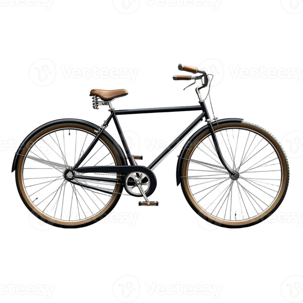 Urban Bicycle with Transparent Background png