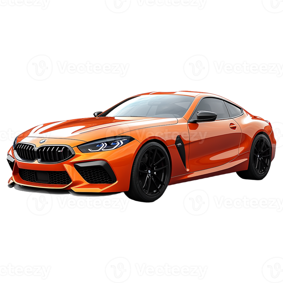 Detailed Car Illustration Isolated in Transparent Format for Designers png