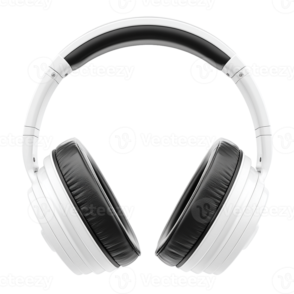 Isolated Headphones Image with Transparent Background for Artwork png