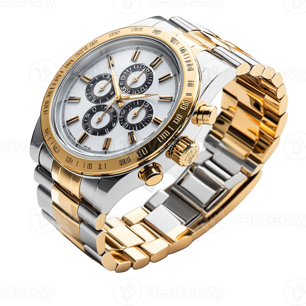 Isolated Watch Design with Transparent Background Texture png