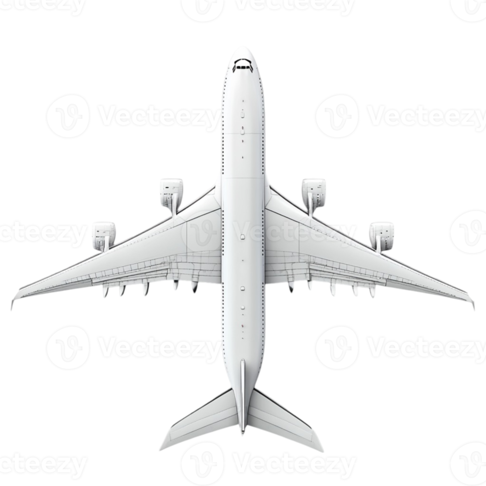 Airplane Isolated on Transparent Background perfect for Travel Promotions png