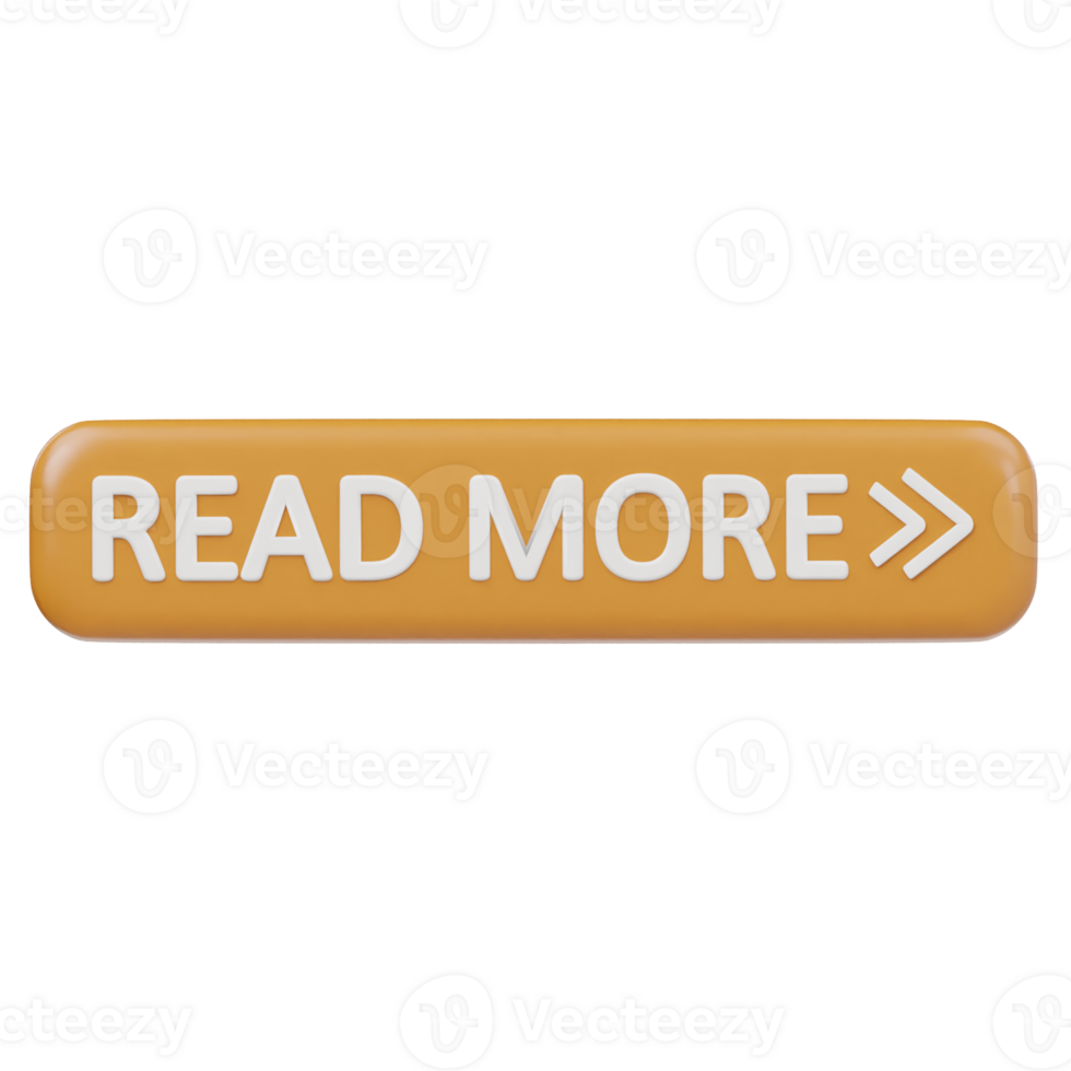 Read more button 3D illustration png