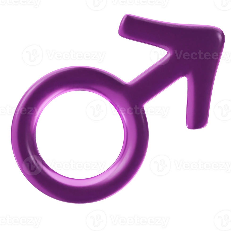3d male icon sign png
