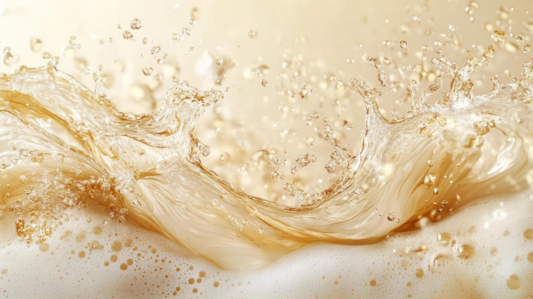 A close up of a liquid being splashed into the air photo