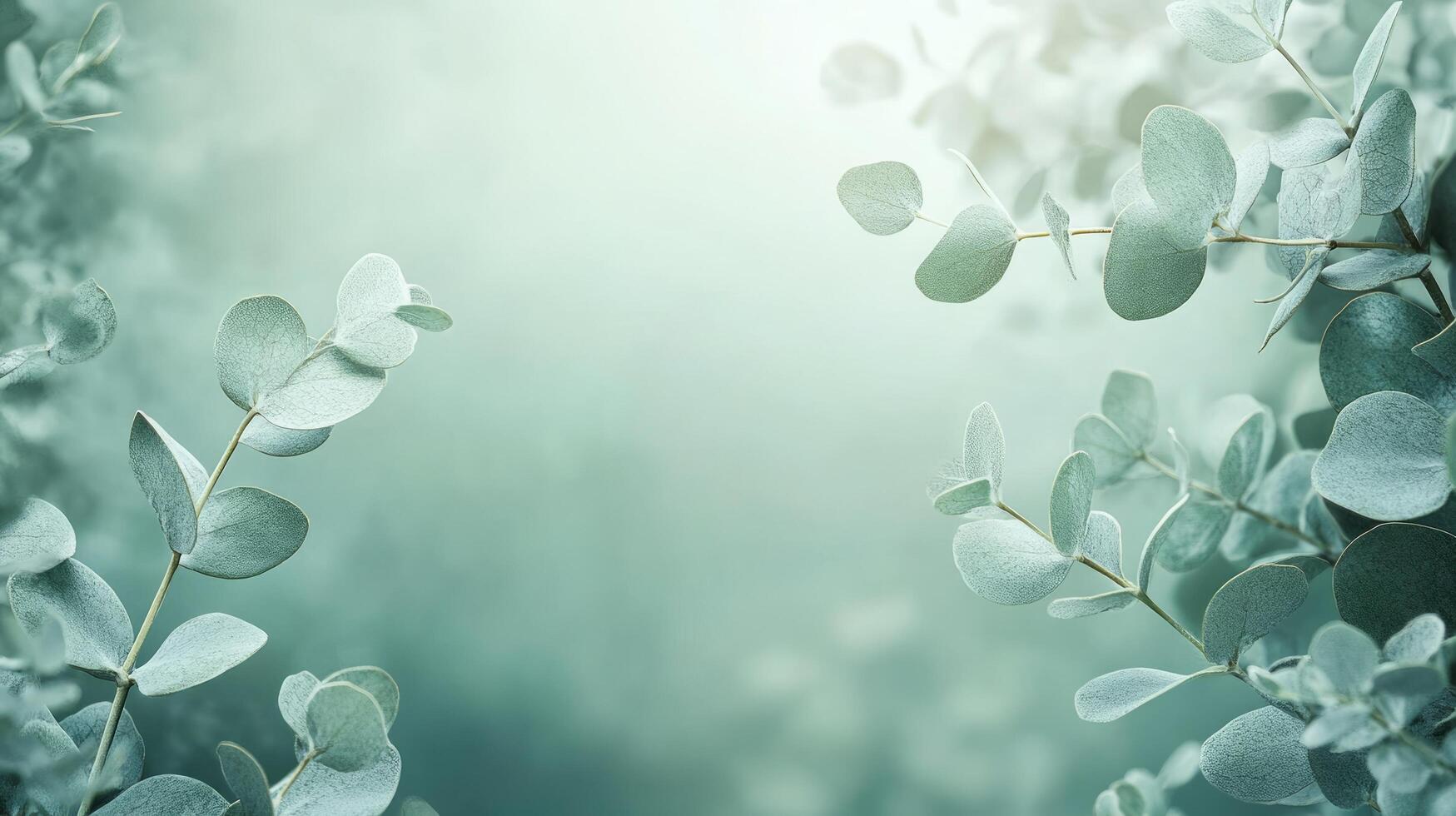 A close up of leaves on a green background photo