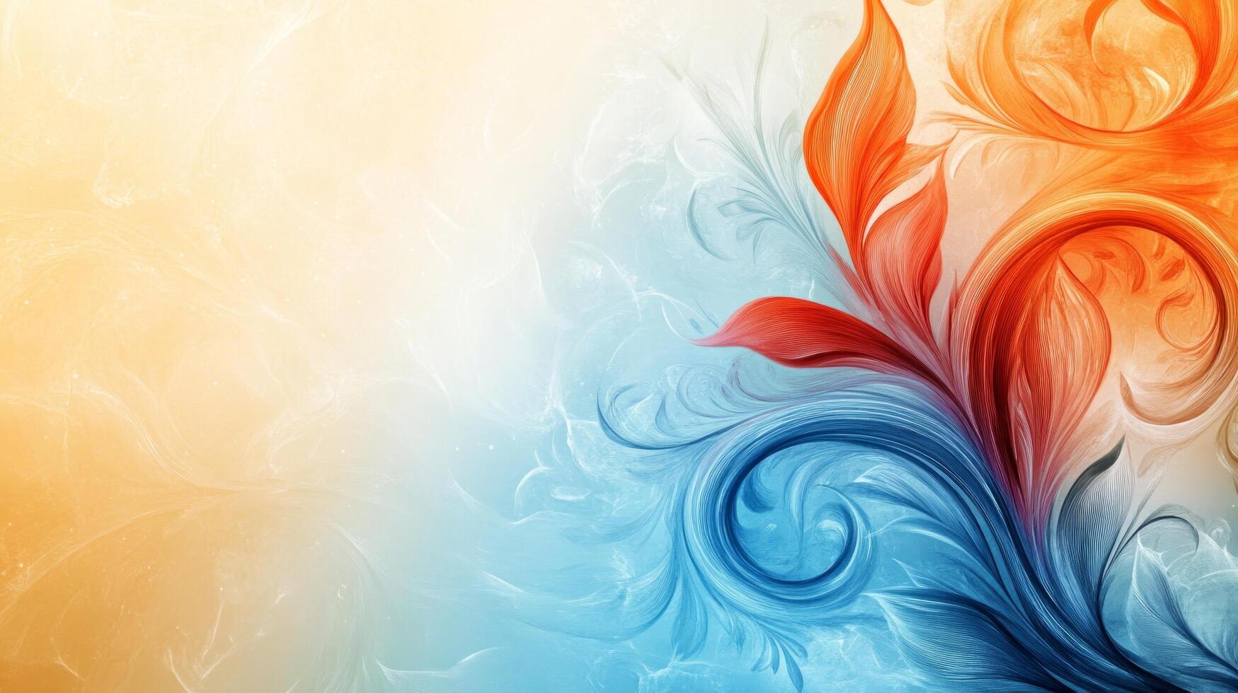 A colorful abstract design with swirls and swirls photo