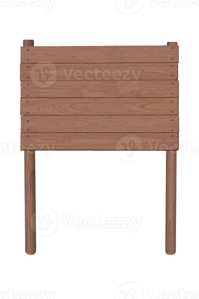 Blank brown signboard posts isolated made from cut timber panels and held together with brass rivets illustrated. Nameplate wooden texture mocha mousse tone pattern. png